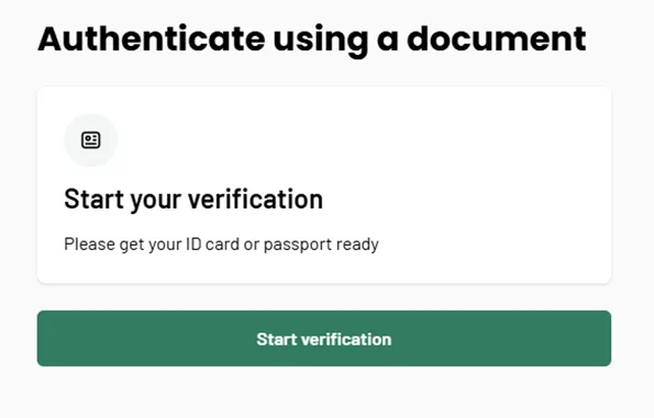 step 6a - Start verification